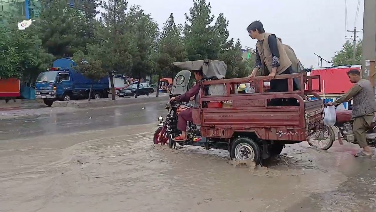 Kabul Roads After Heavy Raining