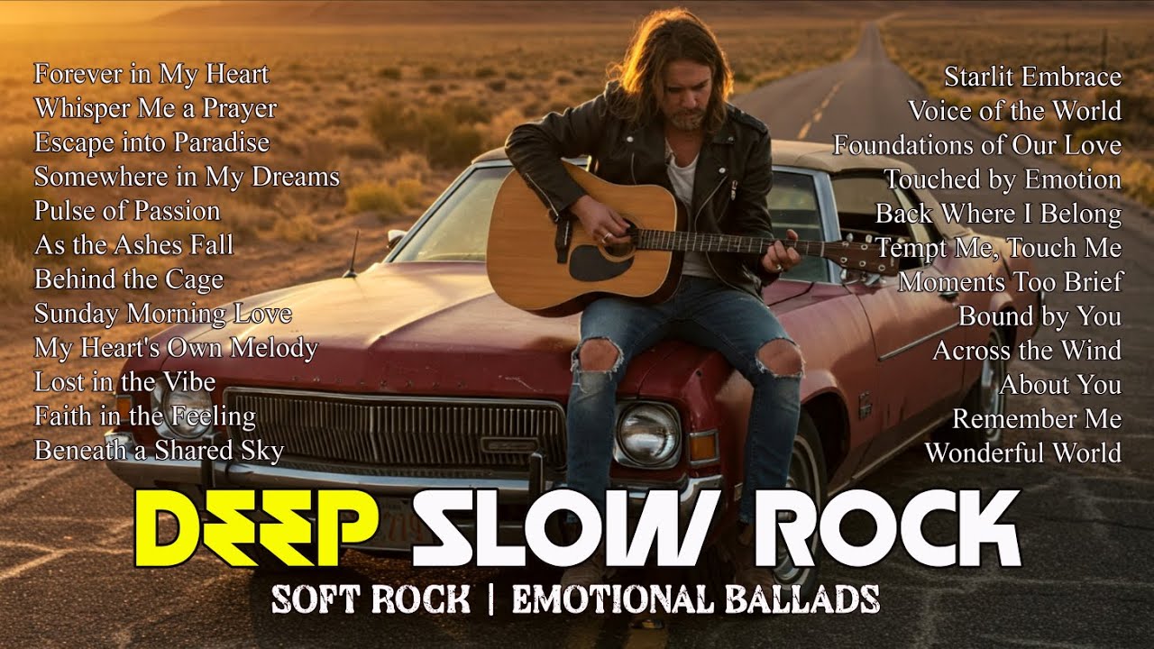 Deep Slow Rock Symphony 2025 🎻 | Soft Rock | Emotional Ballads