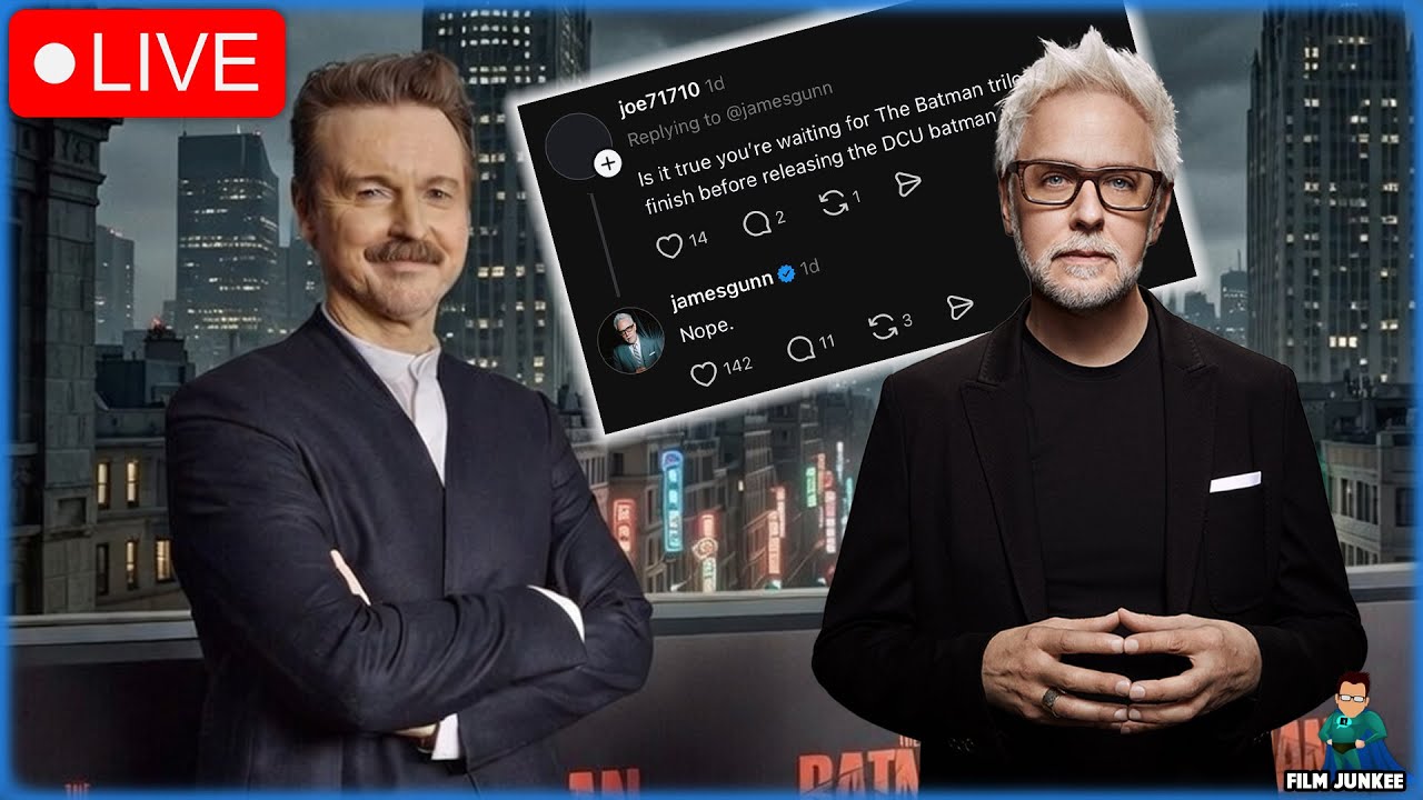 Is James Gunn AFRAID of Matt Reeves' Batman? - Film Junkee Live