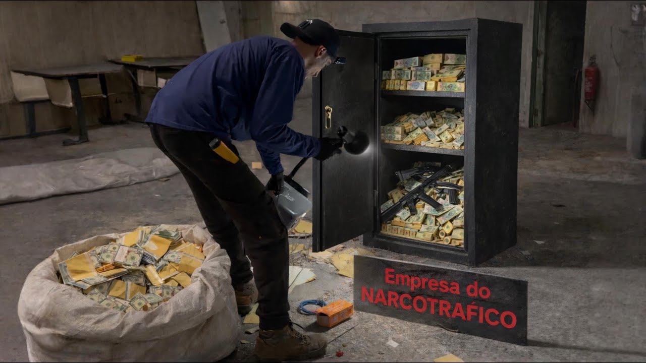 A empresa do narcotráfico , achei várias coisas escondidas dentro dessa empresa falsa 