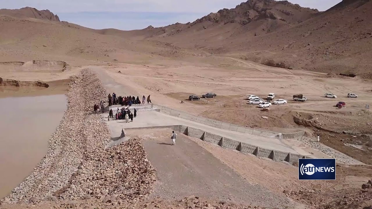 A check dam constructed in Kandahar's Arghistan | ساخت یک بند آبگردان در ولسوالی ارغستان کندهار
