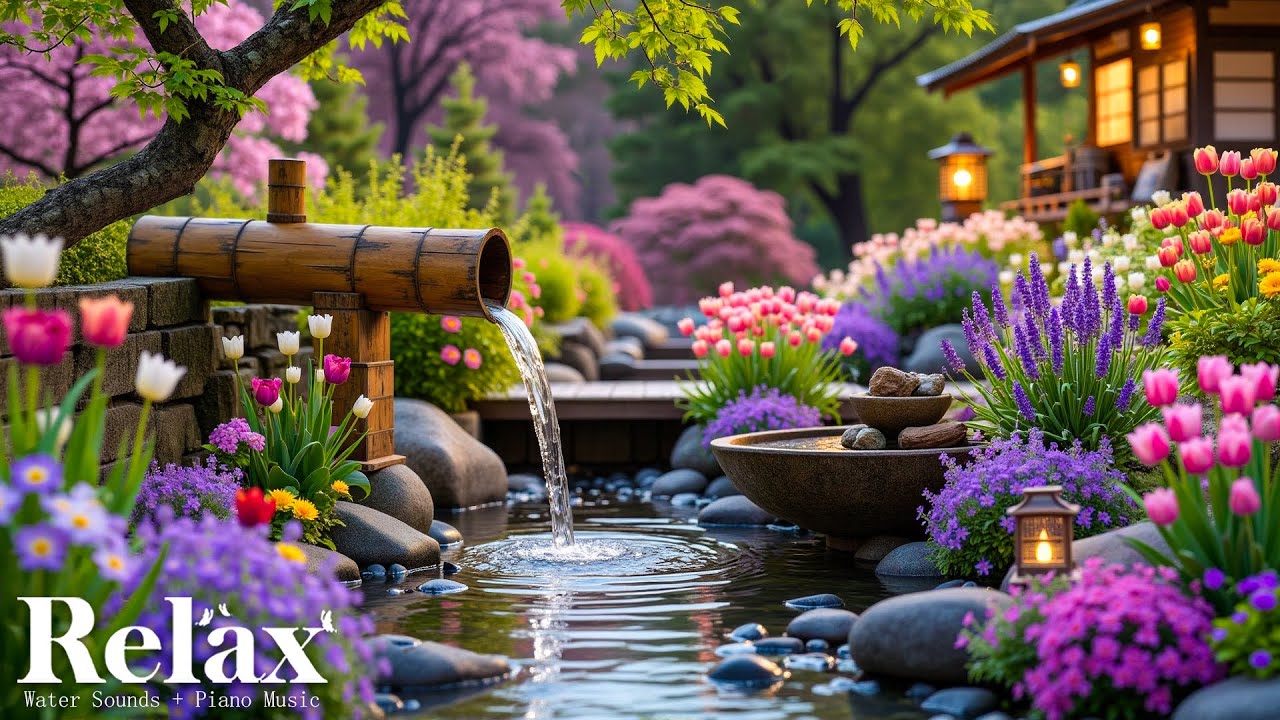 Расслабляющая музыка для исцеления + Звуки воды 🌿 Облегчение бессонницы, успокоение тревоги и глубо