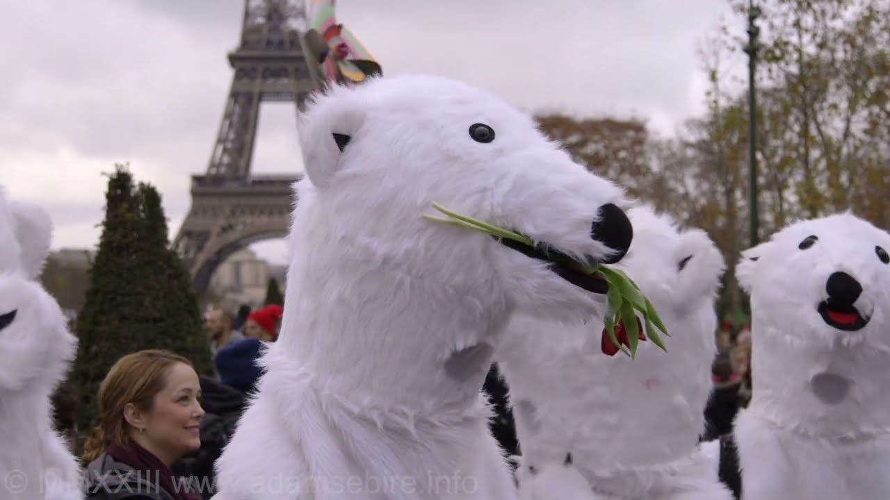 Paris COP21 Day of Action climate change protest