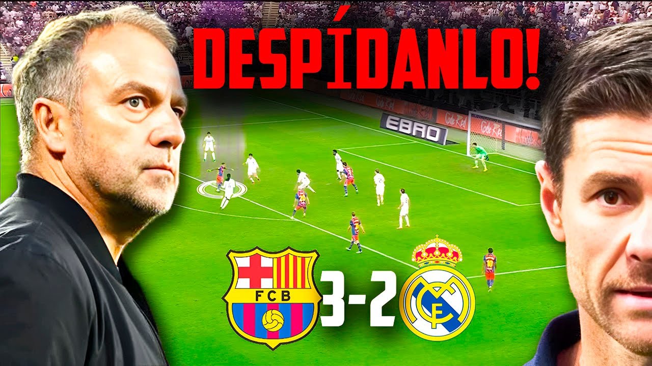 Así fue como Hansi Flick DESPIDIÓ a Xabi Alonso [Barcelona 3–2 Real Madrid]