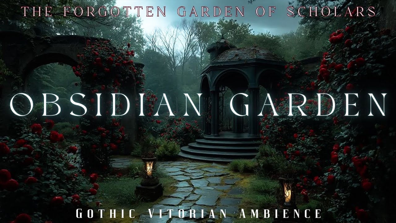 Nobody Walks The Obsidian Garden Alone | Dark Academia Music | Melancholic Piano | Gothic Ambience