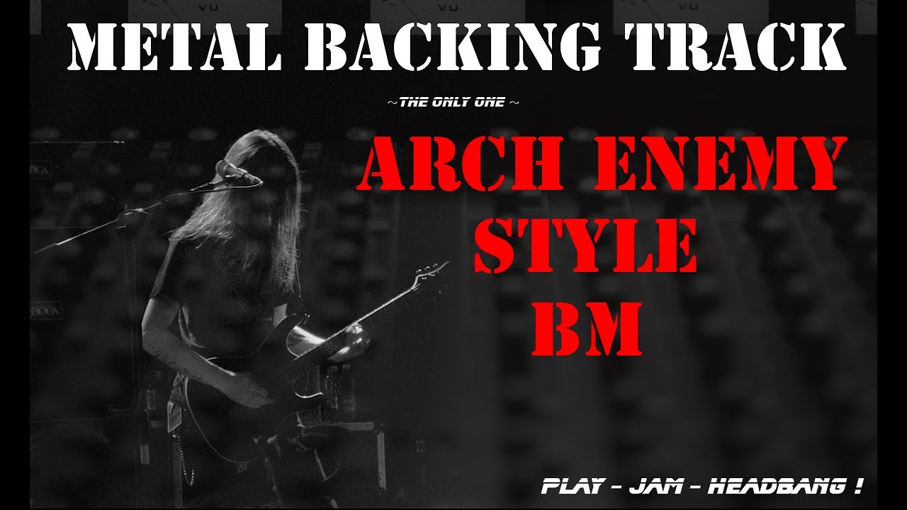 Arch Enemy Style Metal Backing Track Bm 175BPM | #MBT001