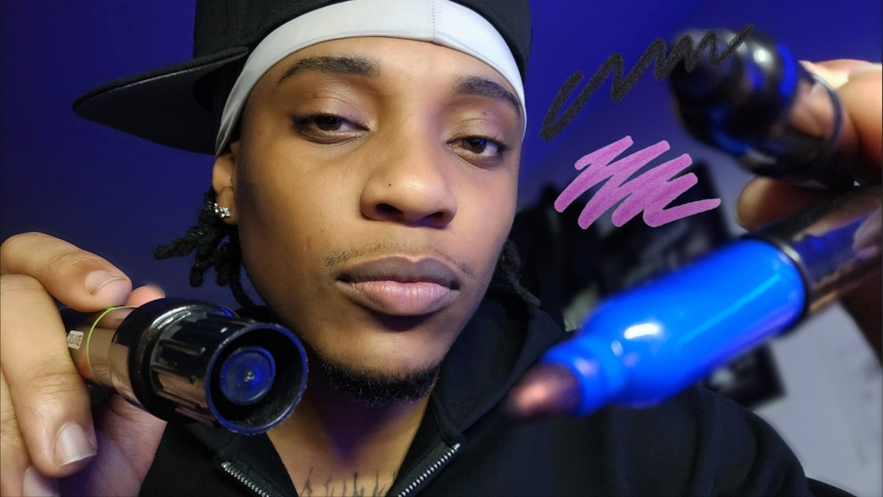 ASMR Let Me Draw On Your Face & Touch, Trace It (Visual Trigger)