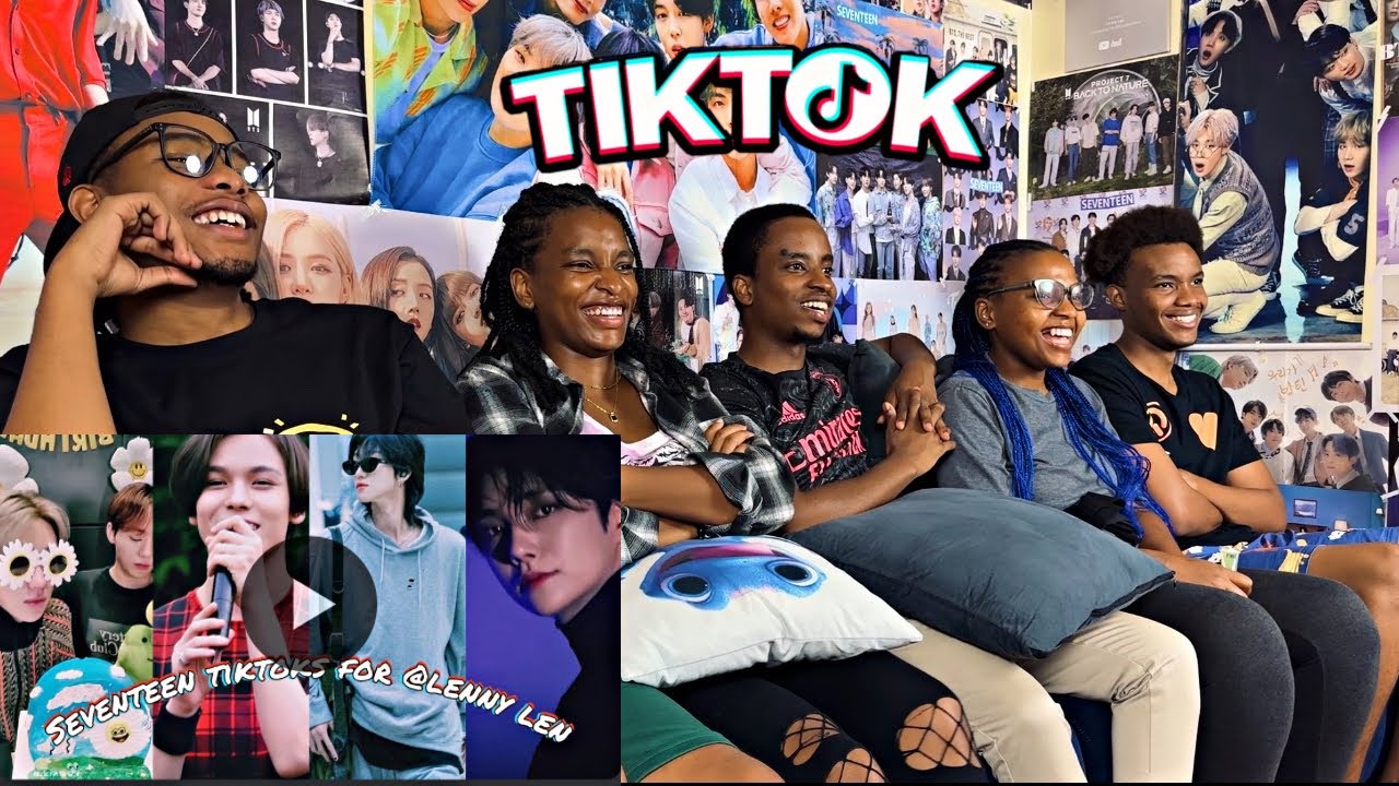 Africans React to BEST SEVENTEEN TIKTOKS FOR @LennyLen 🔥✨