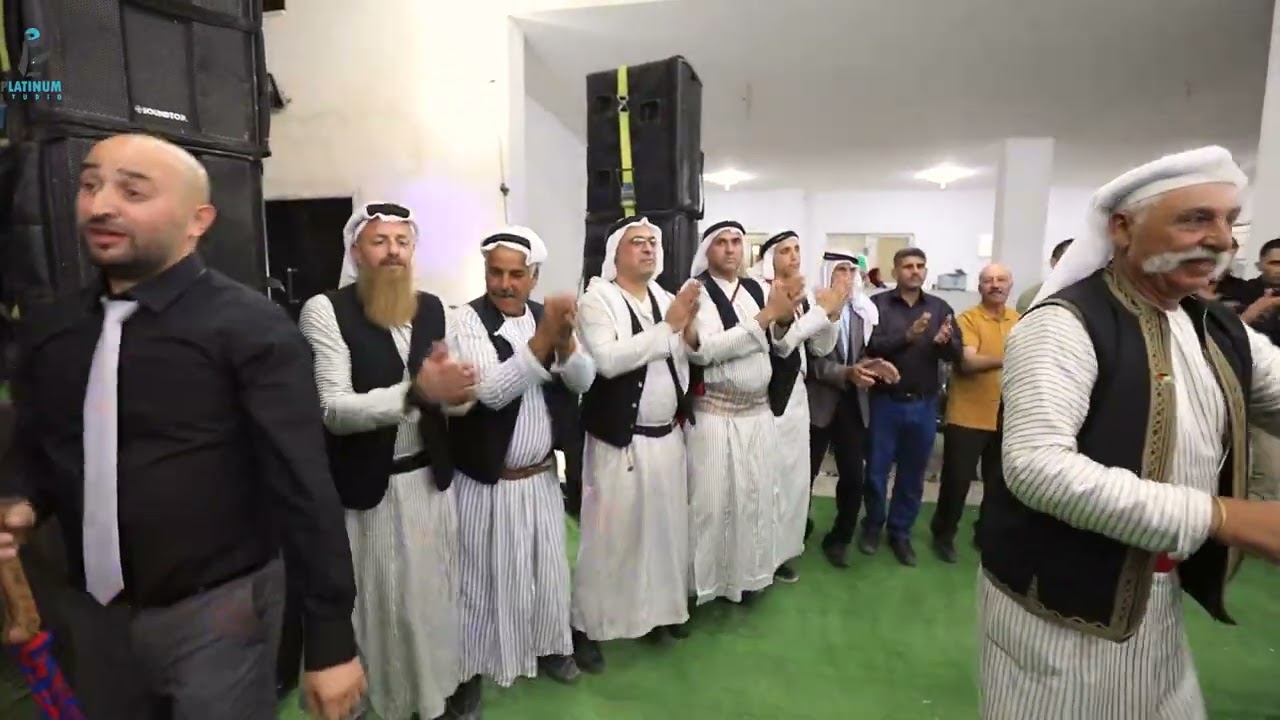 ابراهيم صبيحات 🔥 فرقة الزيتونة ↗️  السامر والدحية الفلسطينية 💢💥سهرة العريس اسامة ياسين