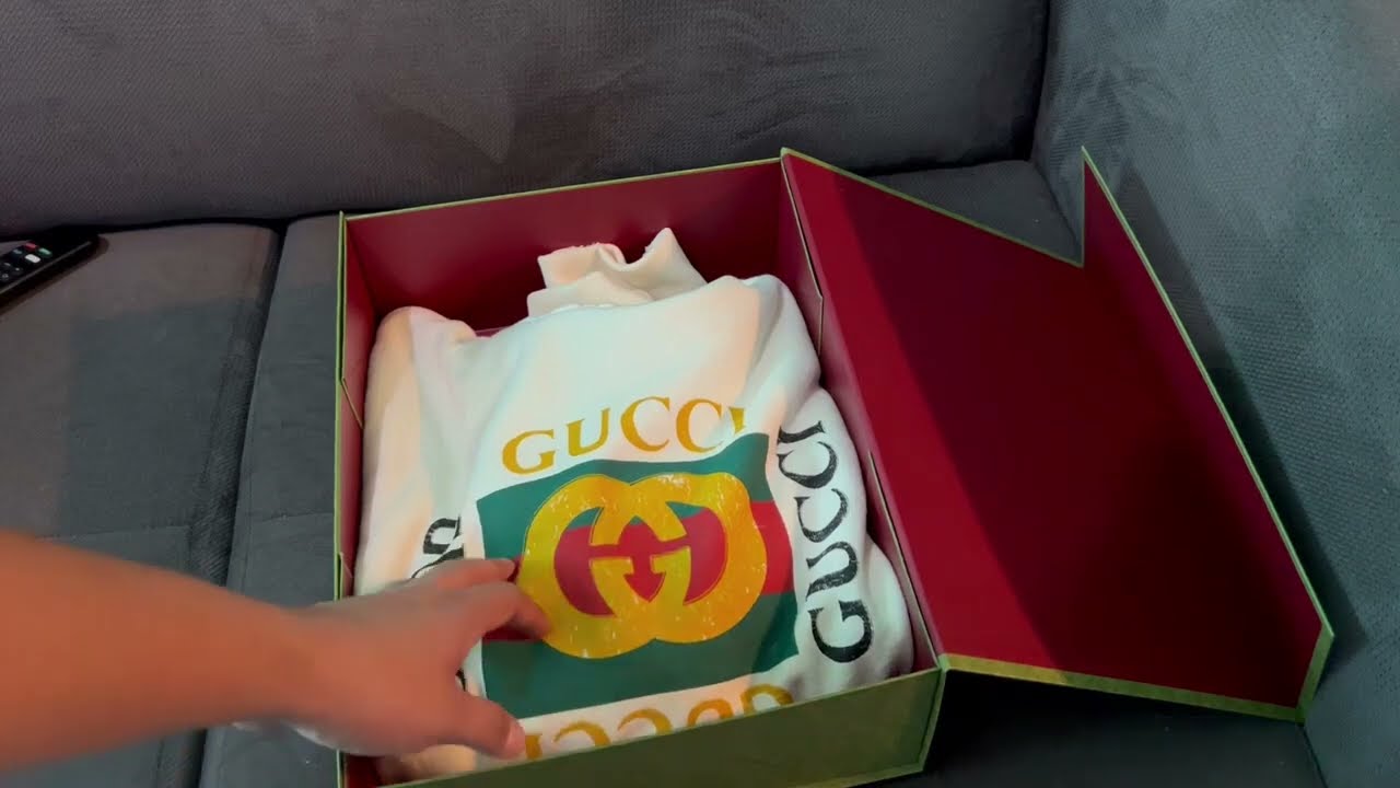 Sudadera Gucci Original unboxing Style 454585