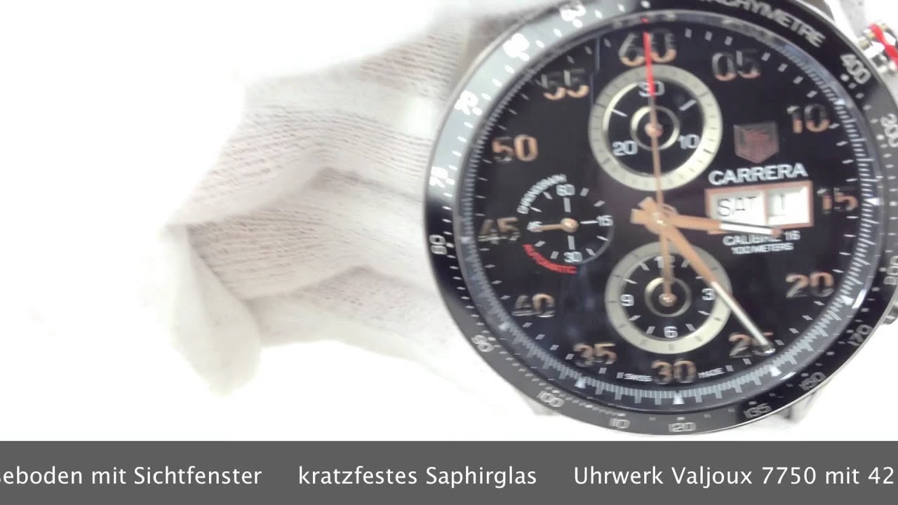 TAG HEUER CARRERA AUTOMATIK CHRONOGRAPH DAY DATE CV2A10.BA0796 www.olfert.co