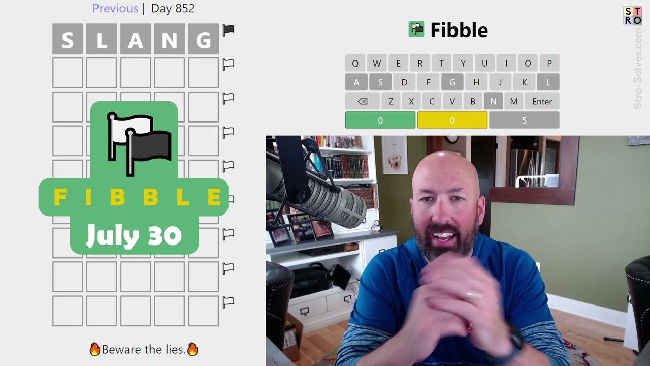 Fibble is SLANG for 