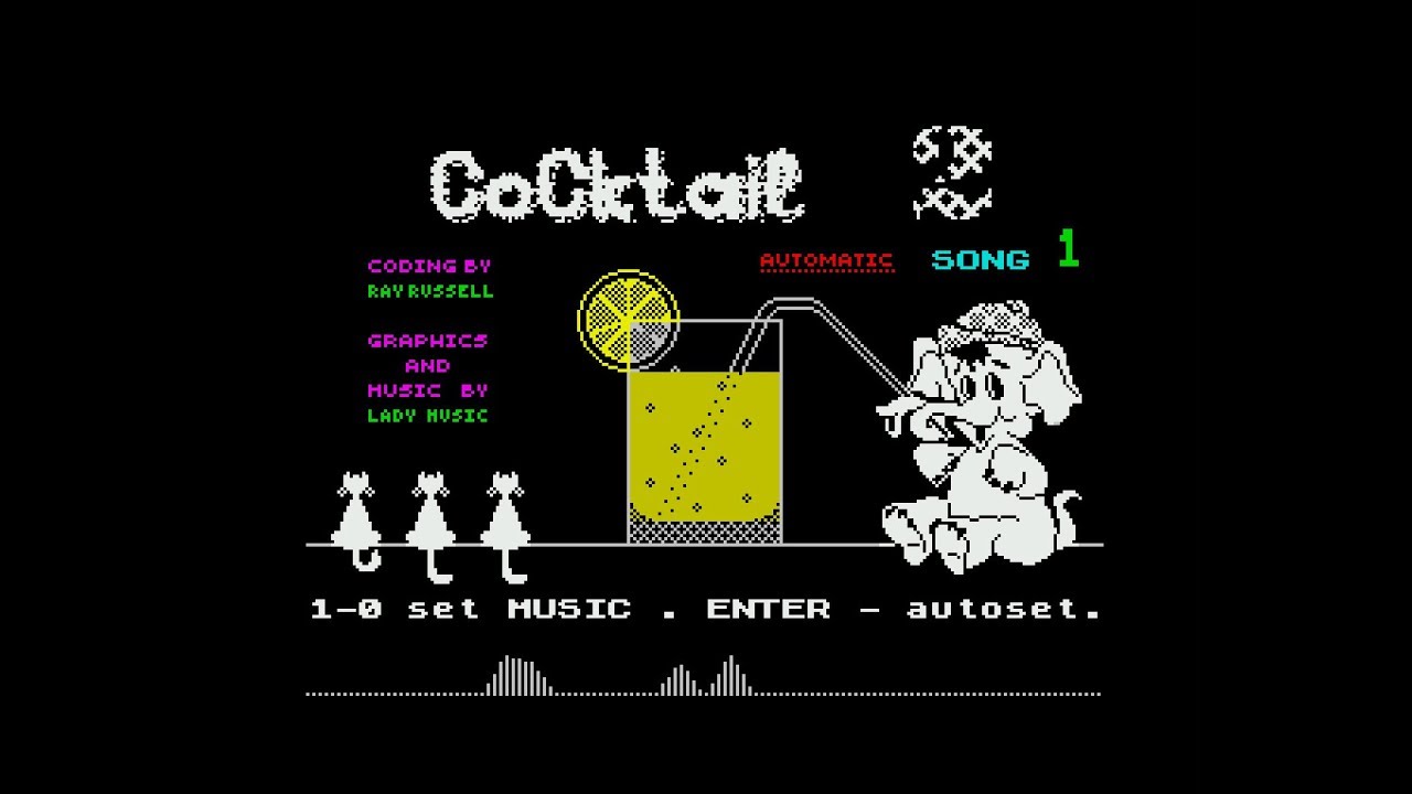 Sinclair ZX Spectrum 128K - Music DEMO - Cocktail 2 - 28.02.1995