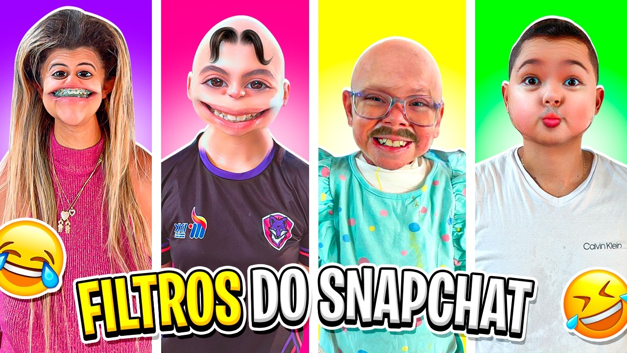 МЫ ТЕСТИРОВАЛИ ЗАБАВНЫЕ ФИЛЬТРЫ В SNAPCHAT | Семья Араужо