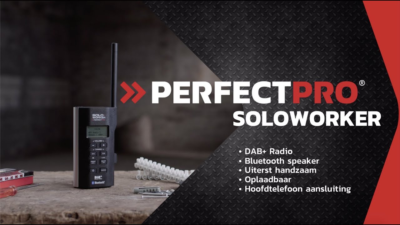 PerfectPro Soloworker: De kleinste bouwradio ooit gemaakt