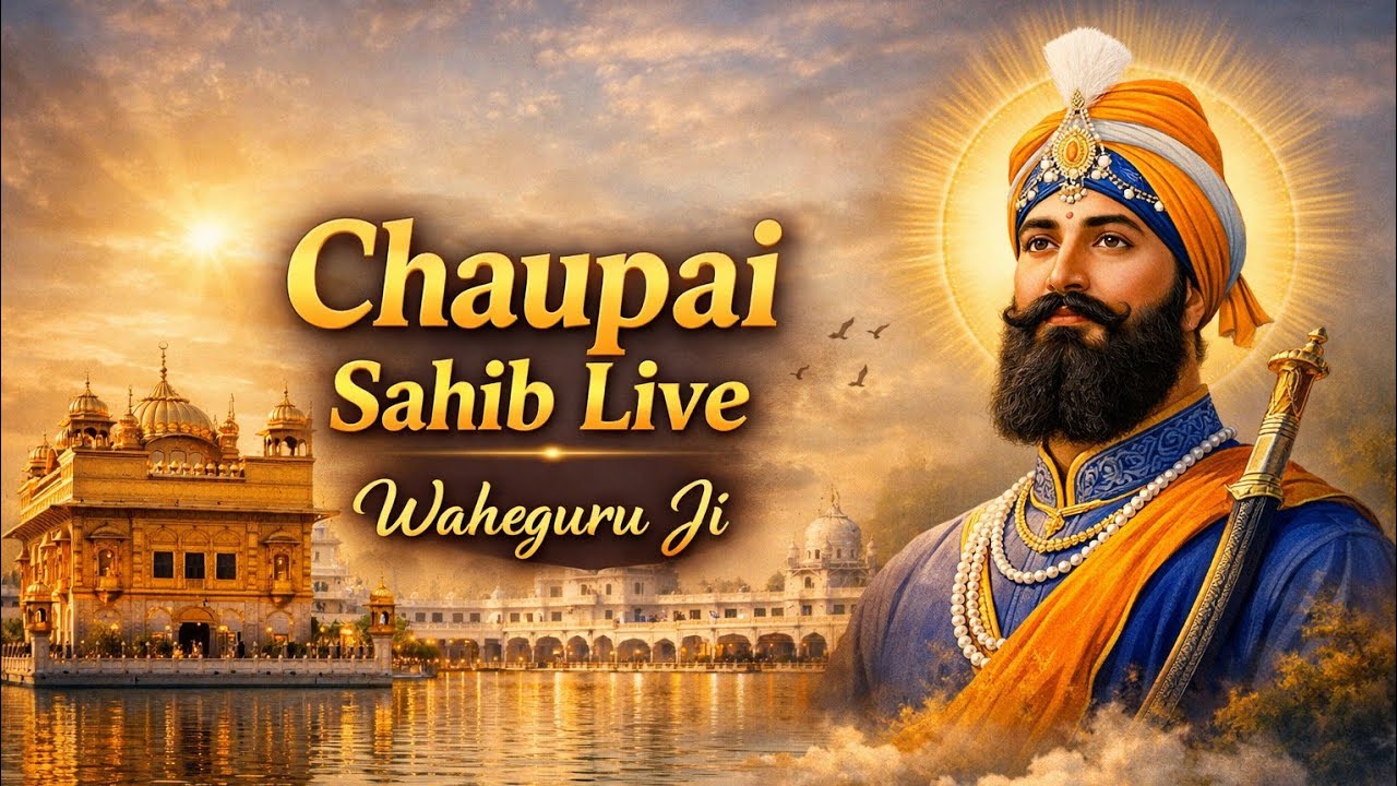 chaupai Sahib 5 path #chaupaisahib#livegurbani