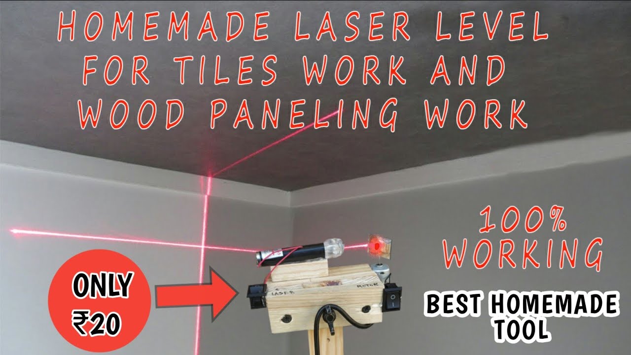 How to make laser level at home ||  Diy laser level