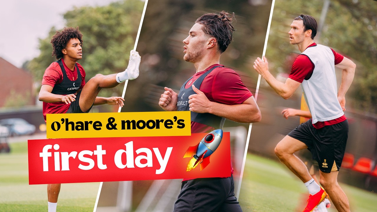 Callum O'Hare & Kieffer Moore's First Day at Shirecliffe! 🙌 Signing Day at Sheffield United. ⚔️