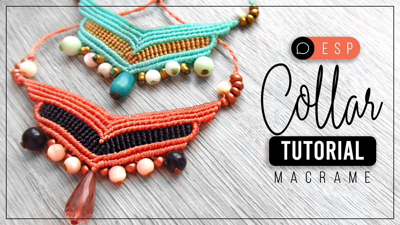 Collar Chevron » 💎 tutorial | como hacer collar de hilo | diy ● Necklace #111