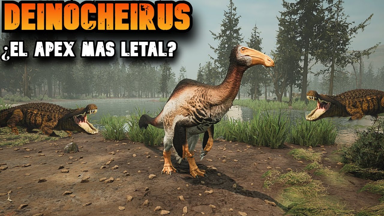 😬EL DEINOCHEIRUS ES EL DINOSAURIO MAS TEMIDO POR LOS DEINOSUCHUS🐊 EN PATH OF TITANS POR ESTE MOTIVO