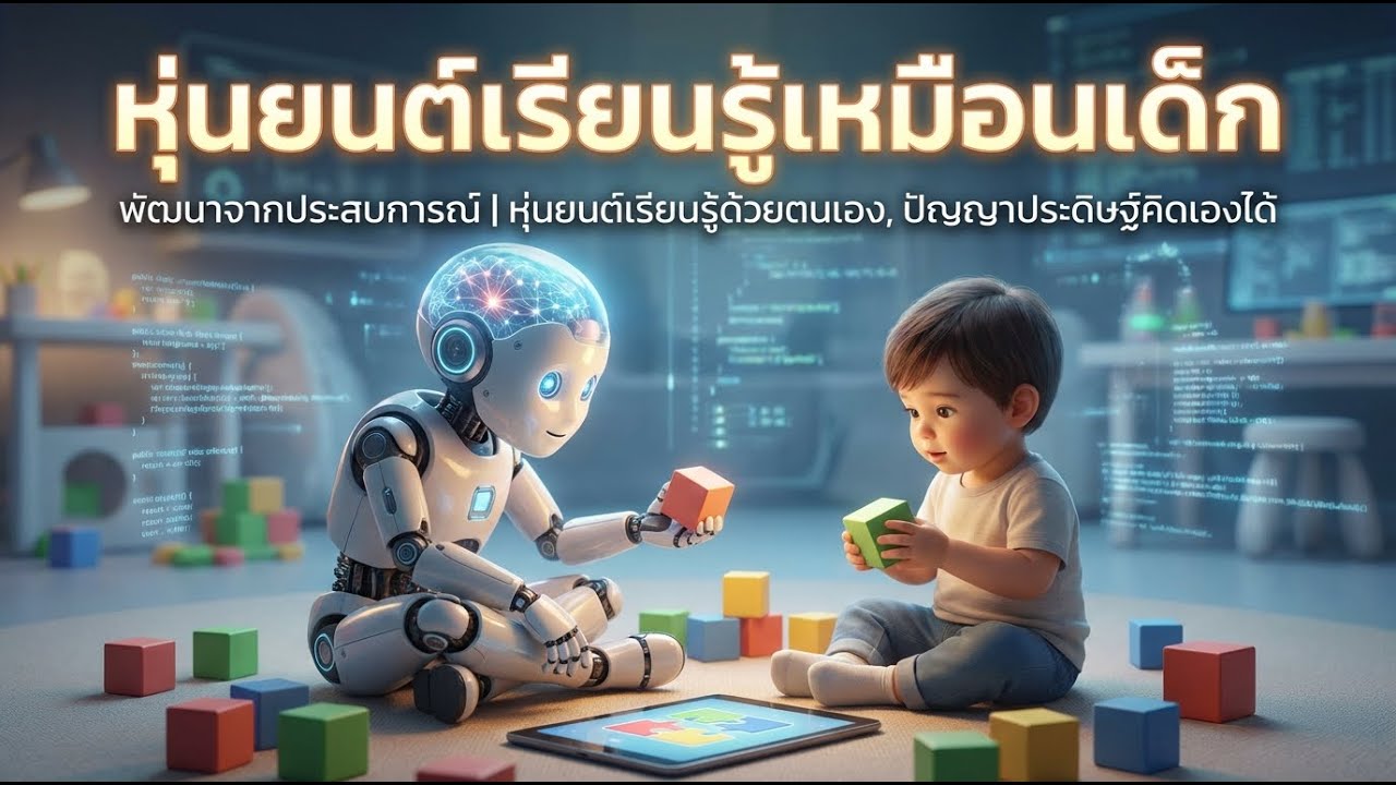เด็กเรียนรู้หุ่นยนต์: เมื่อหุ่นพัฒนาตัวเองจากประสบการณ์จริง