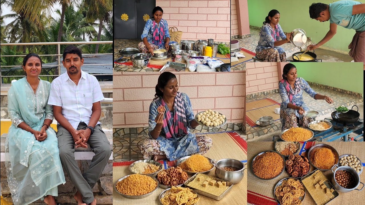 இந்த வருஷம் தீபாவளிக்கு family ஆ மாஸ்டர் ஆகிட்டேங்க/How to prepare Healthy snackes at home/sweets