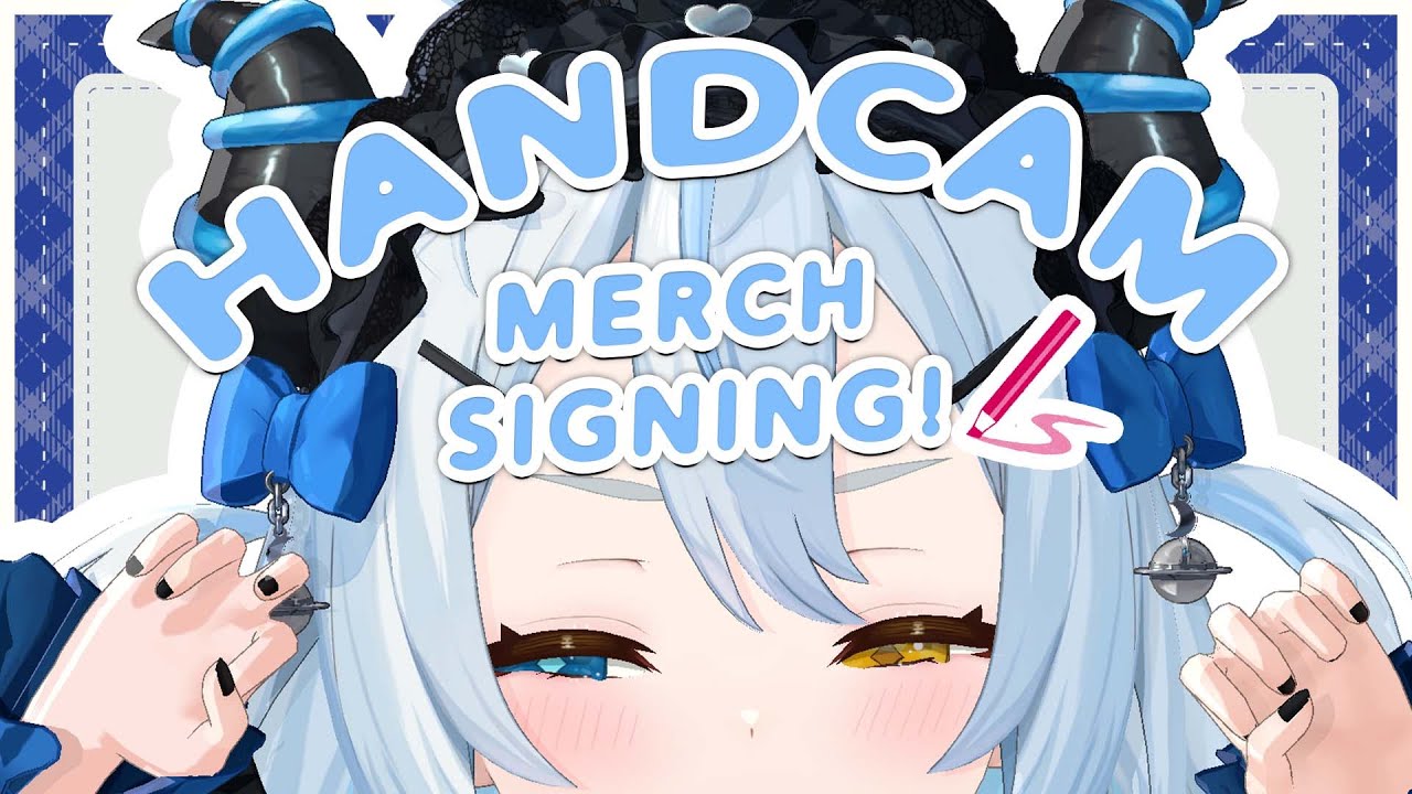 【HANDCAM】 Signing my birthday merch!! 【Akugaki Koa | ChromaSHIFT】