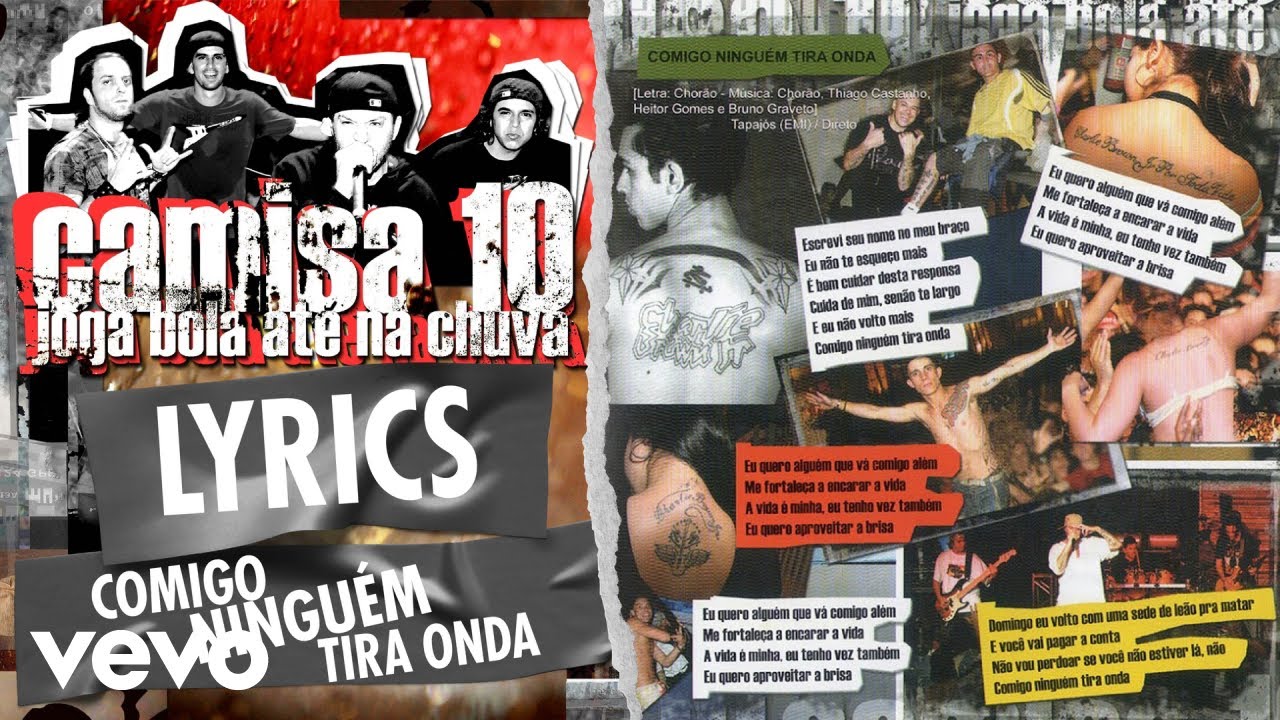 Charlie Brown Jr. - Comigo Ninguém Tira Onda (Lyric Video)