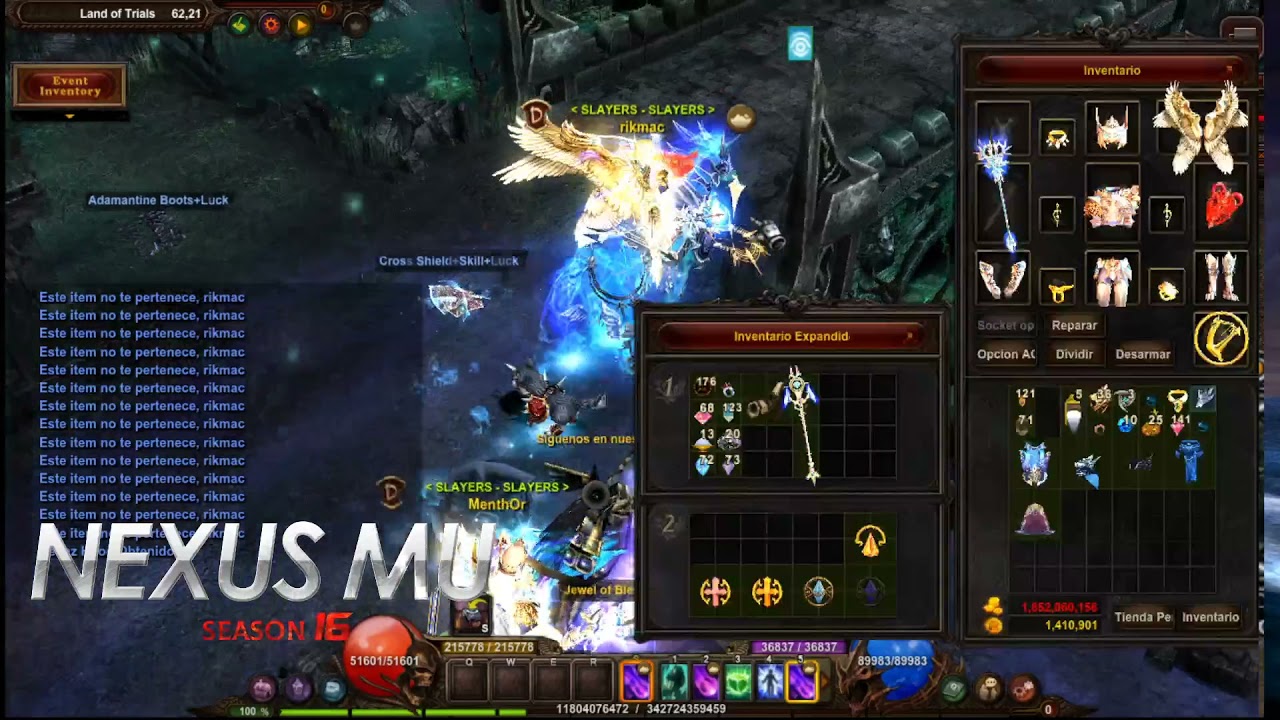 MAPA Land of Trials ( LOT ) Nexus Mu season 16 s16