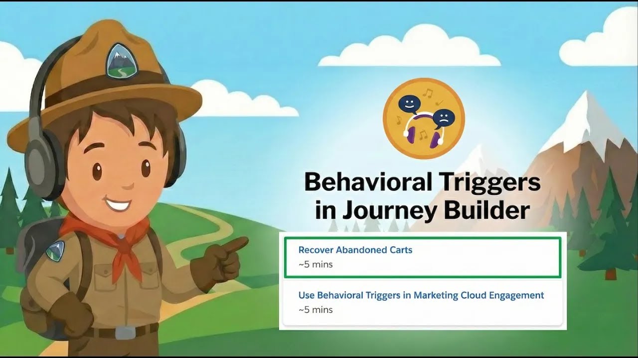 Behavioral Triggers in Journey Builder | Recover Abandoned Carts