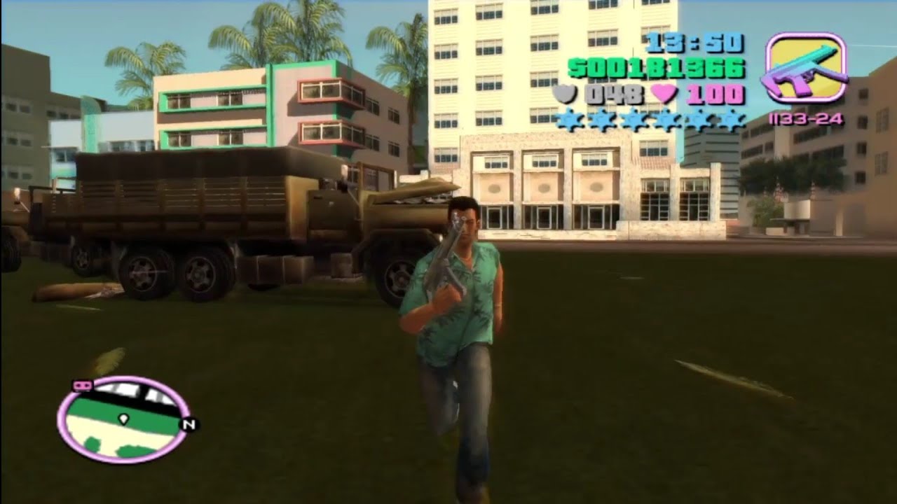 GTA Vice City: 6 Star Rampage + Escape (PS2) - (Part 2)