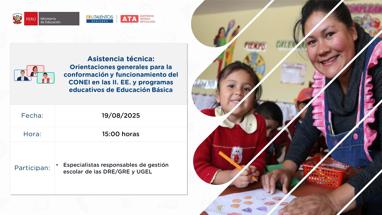 Orientaciones generales para la conformación y funcionamiento del CONEI en las II. EE