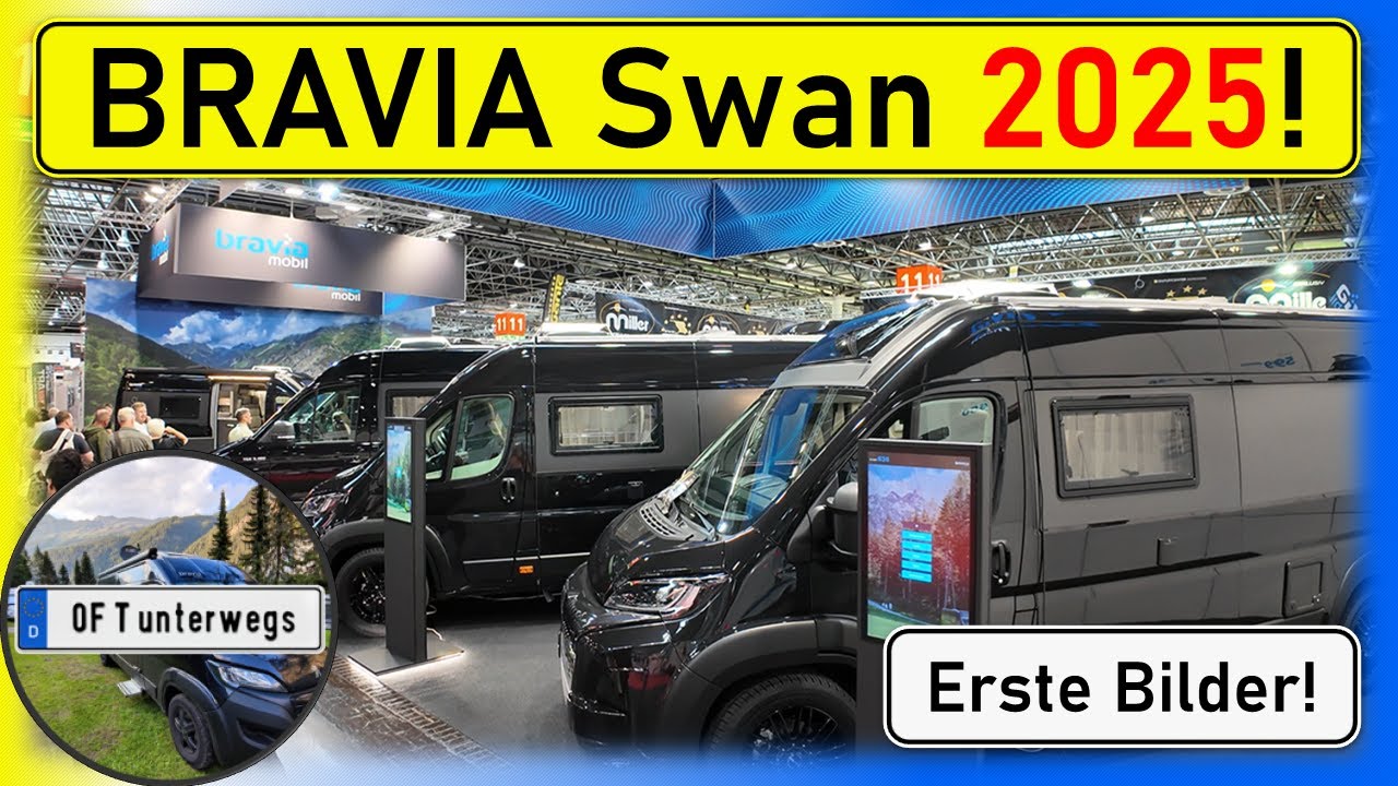 Caravansalon 2024: BRAVIA Swan Modelle 2025 | Erster Einblick 👀