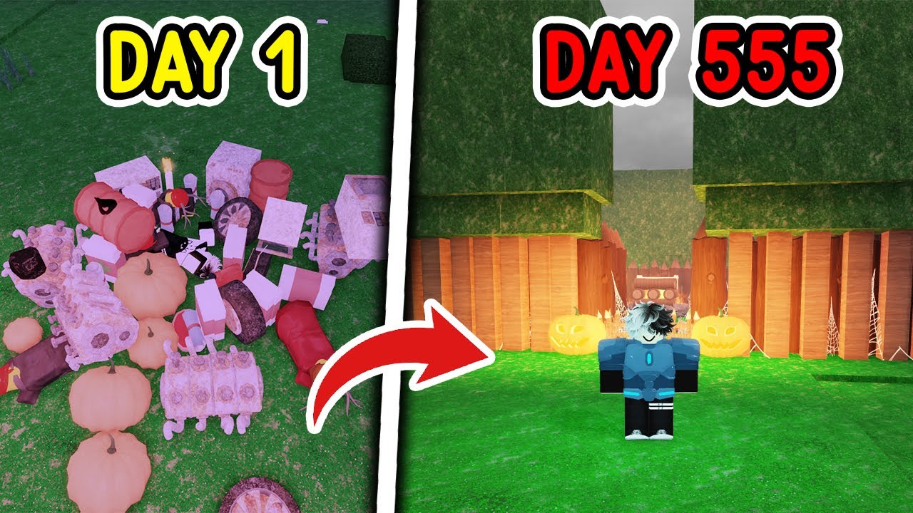 555วัน กับฐานขนาดเล็ก | Roblox 99คืนในป่า