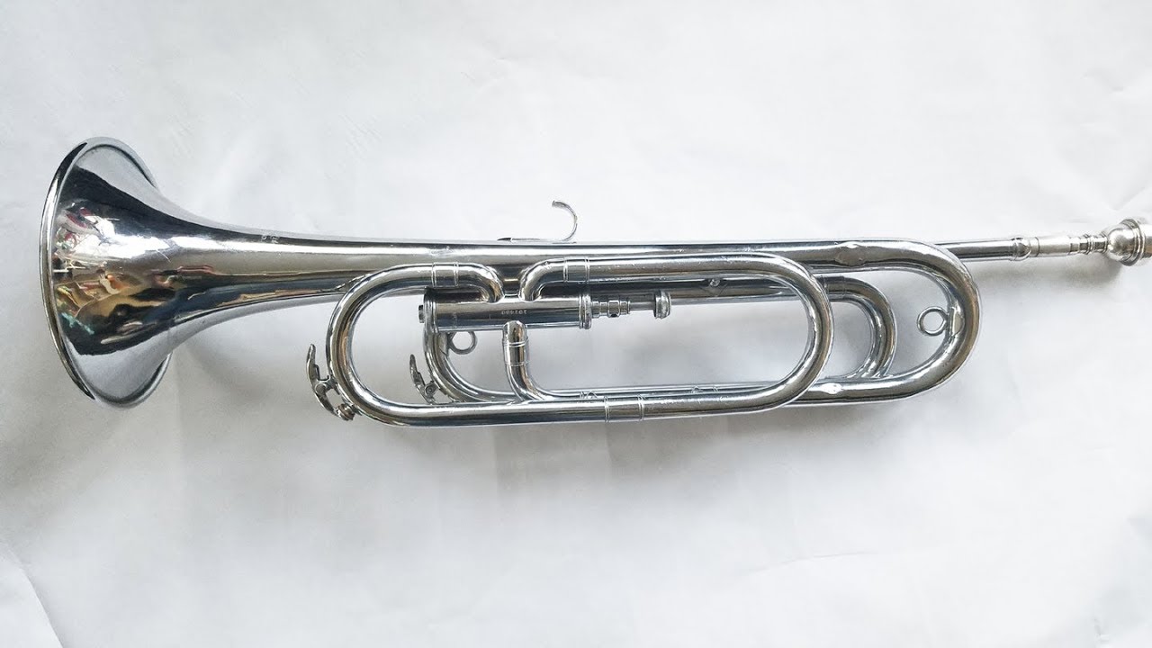 1933 Conn 86L Soprano Bugle in G with piston to D