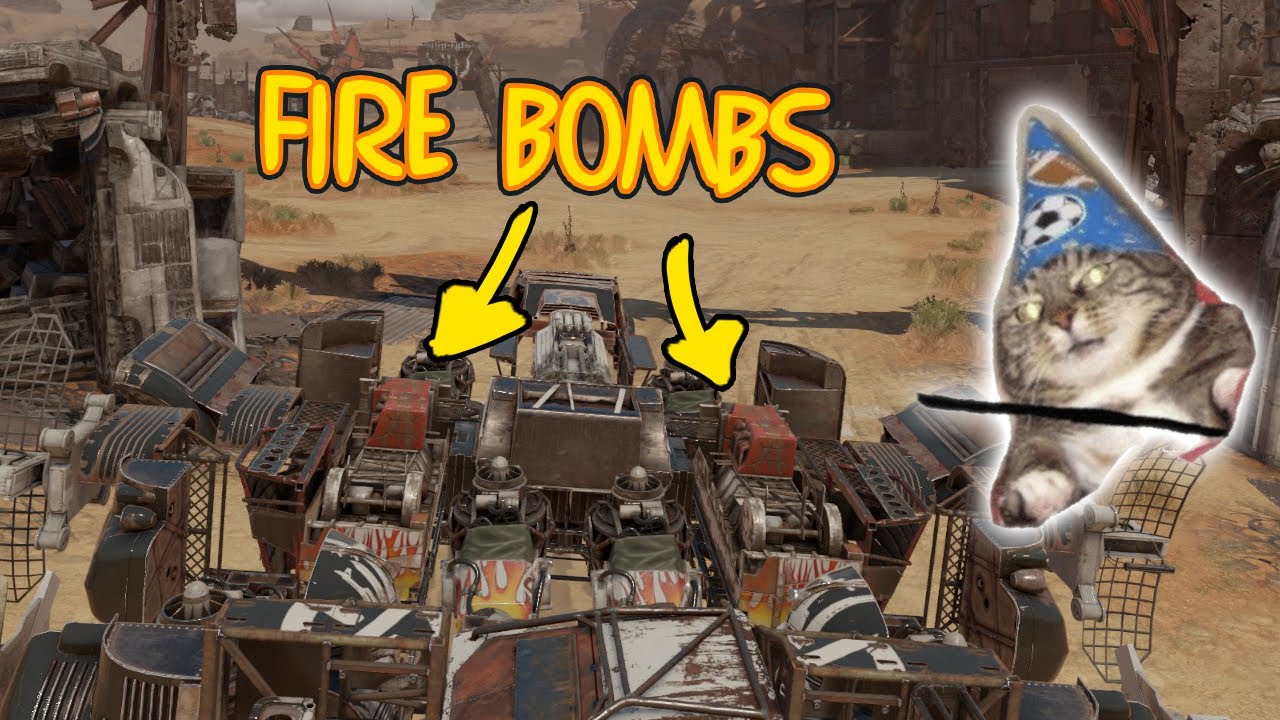 Incinerator makes builds dissapear - Crossout gameplay