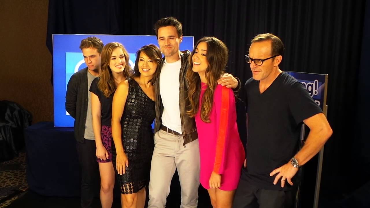 Agents of SHIELD Cast members Behind the Scenes Comic Con 2013 Marvel