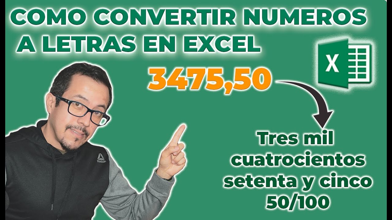 C&oacute;mo convertir n&uacute;meros a letras en EXCEL en una MAC por medio de una funci&oacute;n simple.