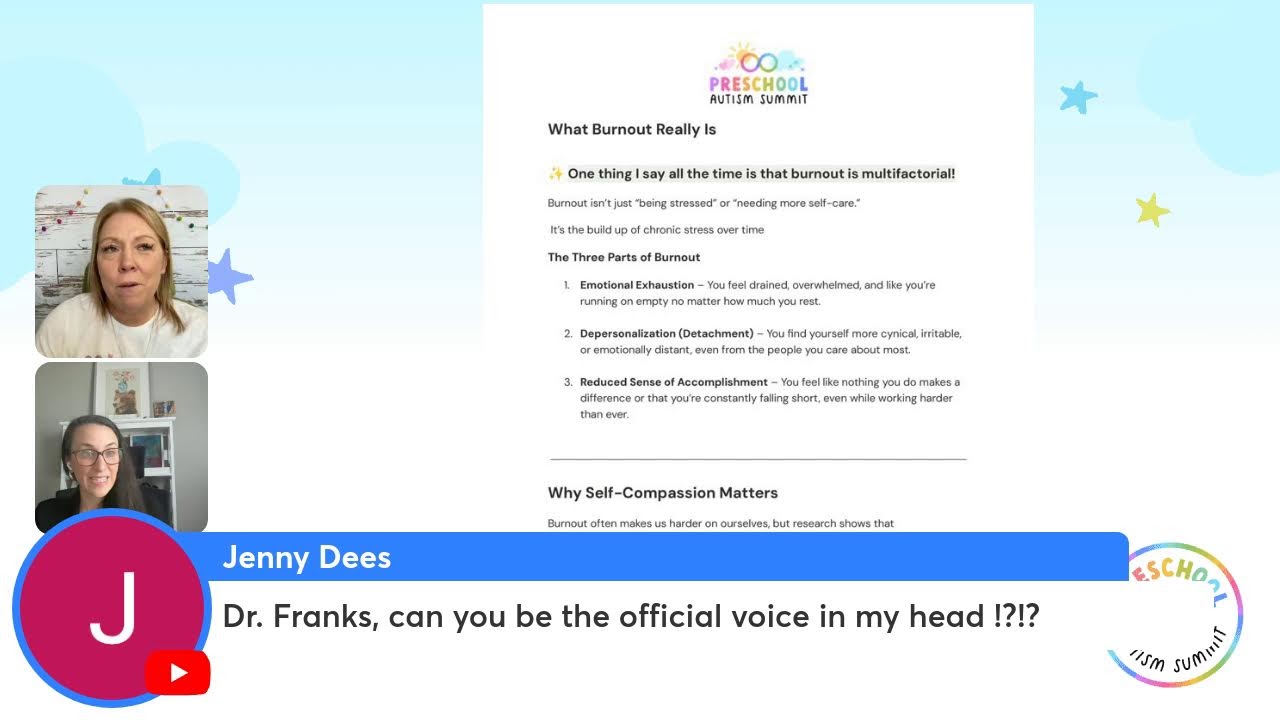 Preschool Autism Summit: Interview with Dr. Angelyn Franks