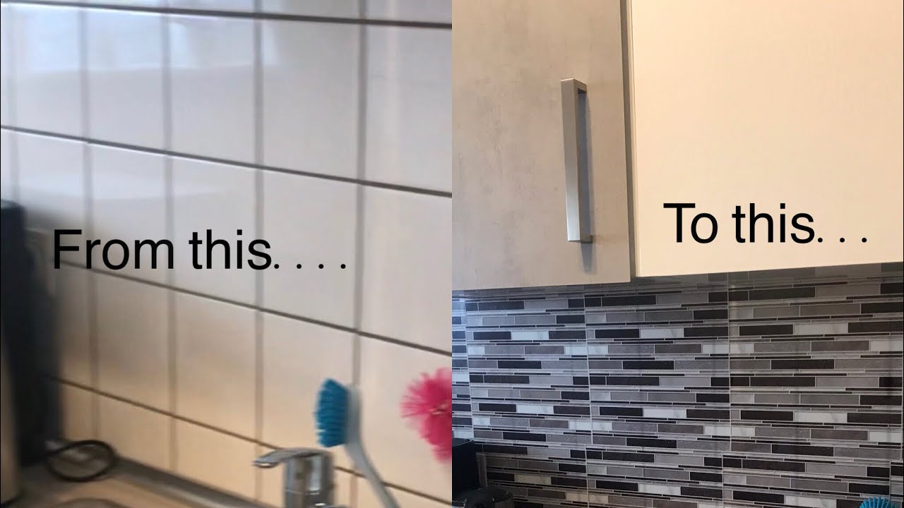 Shein backsplash I rental friendly