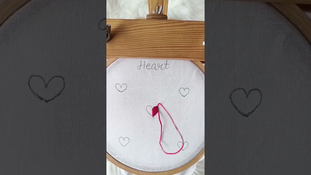 Embroidery Heart ❤️ || Heart embroidery