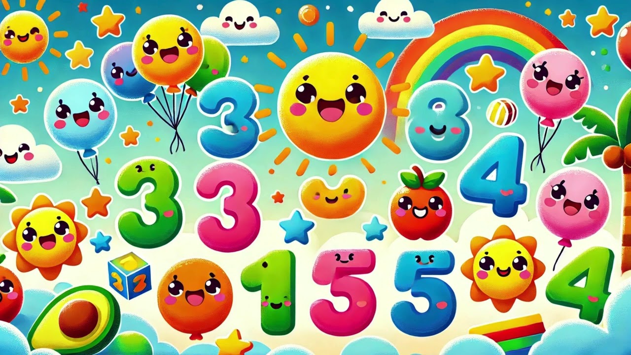 Invata sa numeri pana la zece - Cantec Educativ pentru Copii | Numere Jucause - Cantece pentru Copii