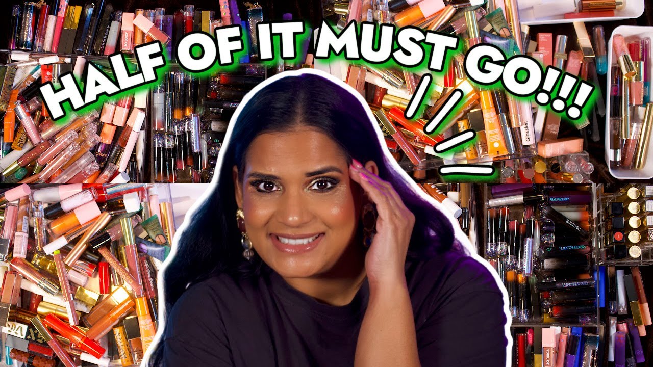 Lipstick Collection & Ruthless Declutter 2025 ! 😅😅😅