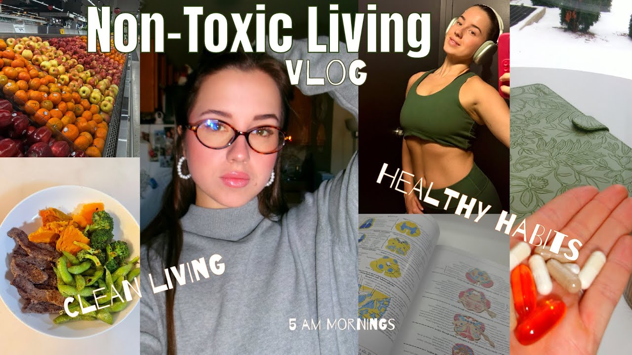 PRODUCTIVE WEEKLY VLOG | 5 am Mornings, Non-Toxic Living, Healthy Habits, STAYING DISCIPLINED!
