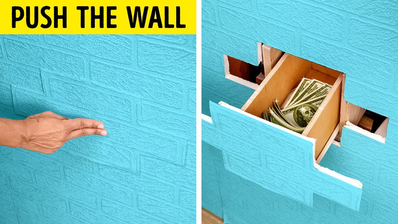SMART WAYS TO HIDE MONEY & JEWELRY || USEFUL HOME HACKS