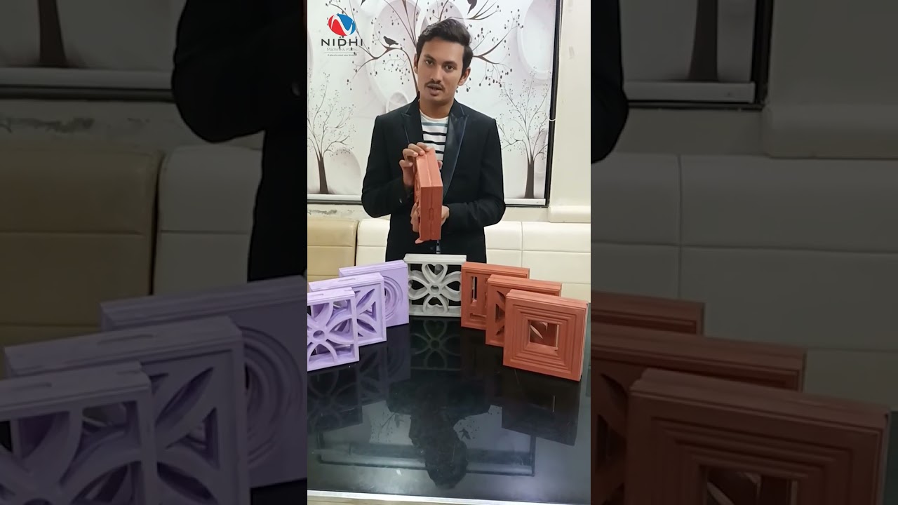 # BREEZEBLOCK # NIDHI MACHINE AND PLASTIC # DOUBLE SIDE FINISHED BREEZE BLOCK MOULDS