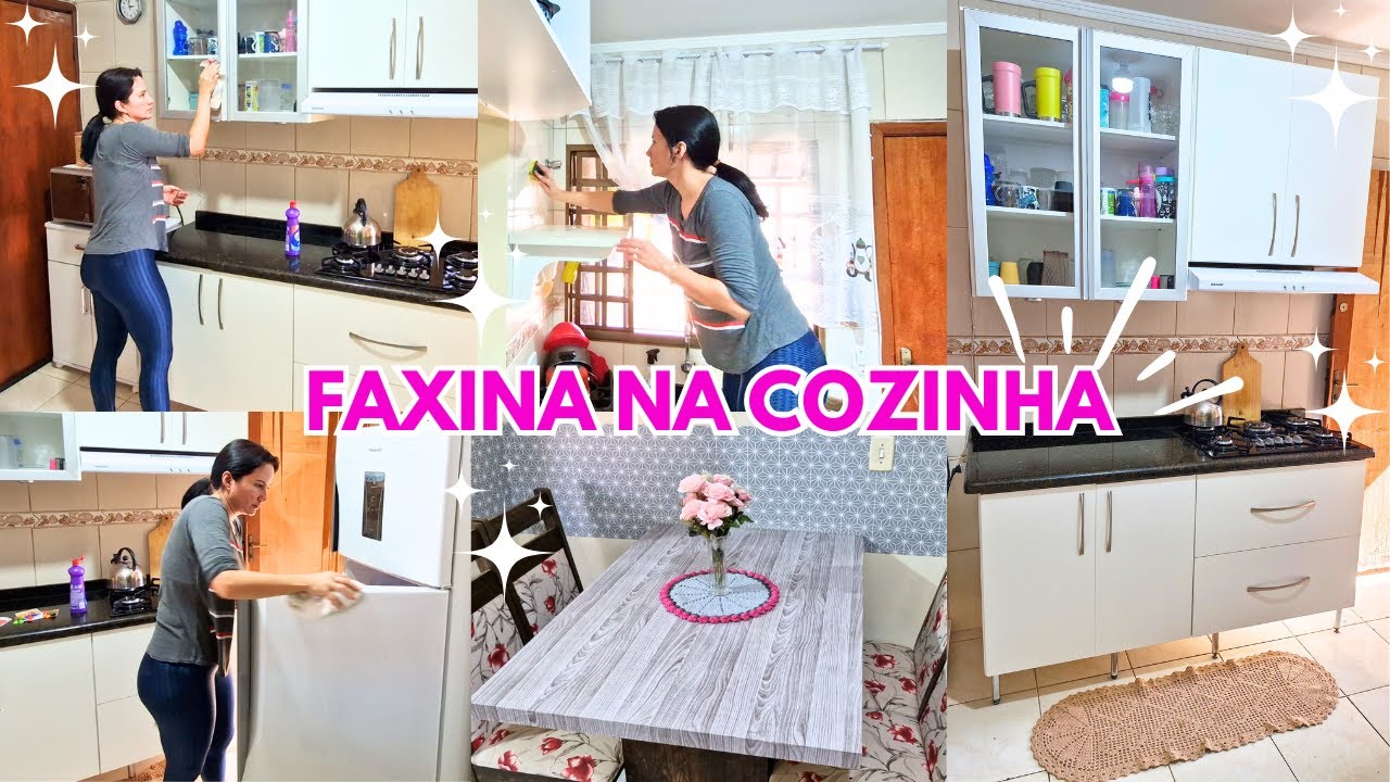 FAXINA NA COZINHA LIMPANDO UM POUCO POR DIA
