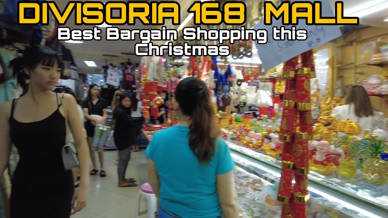 [4K] HD DIVISORIA MANILA 168 Shopping MALL TOUR | Best Christmas Bargain Destination 2023