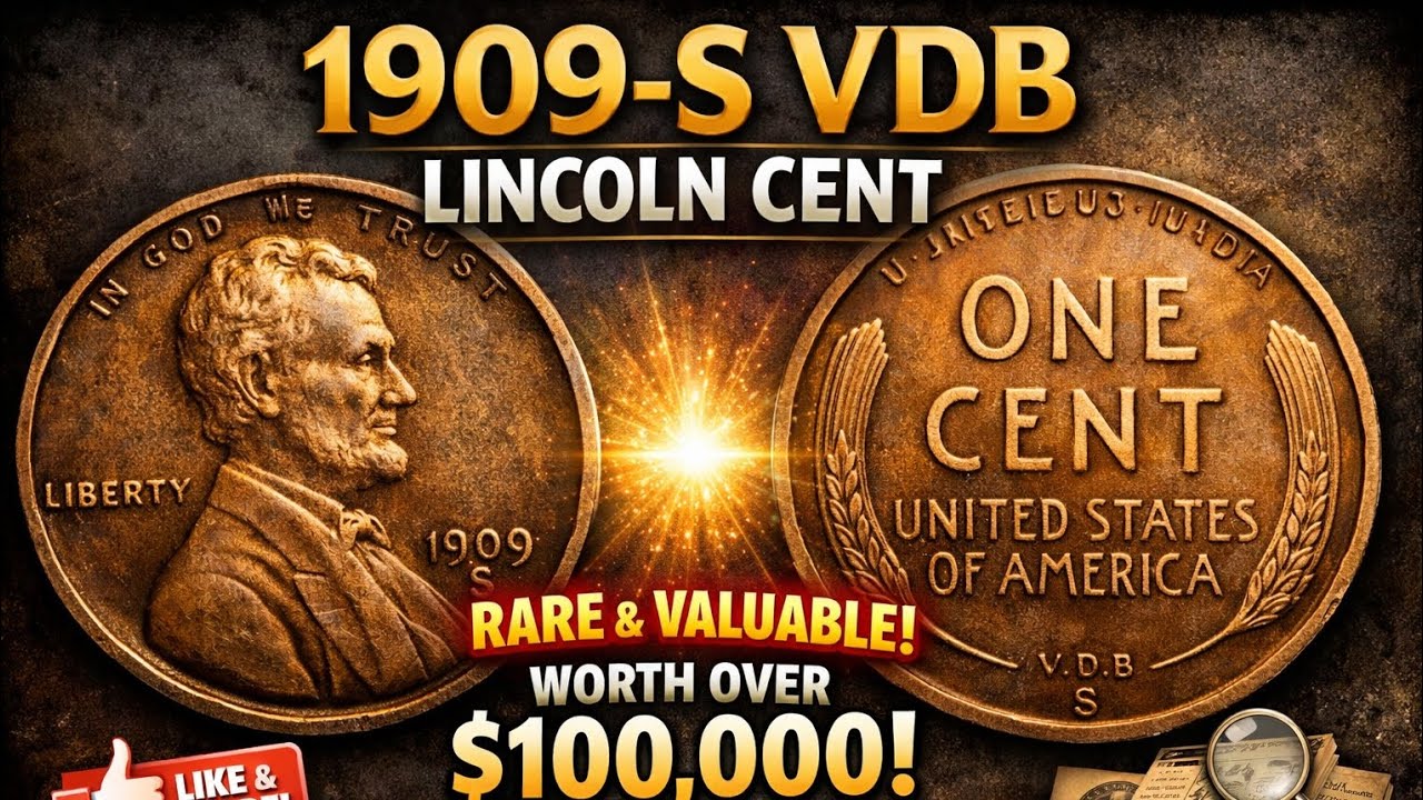 1909-S VDB Lincoln Cent &ndash; The $100,000 Penny That Shocked America!