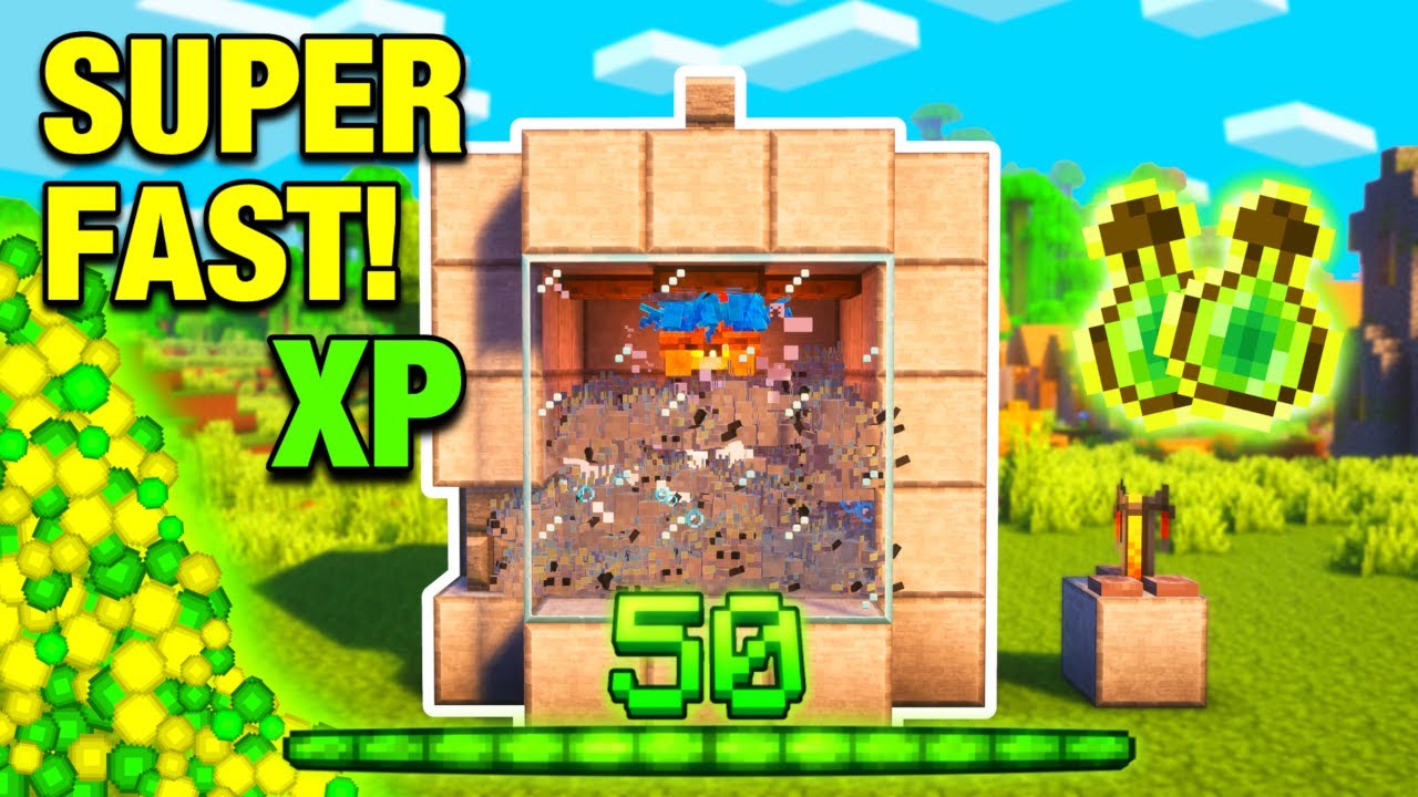 Easiest XP Farm Minecraft 1.21+ (Bedrock & Java)